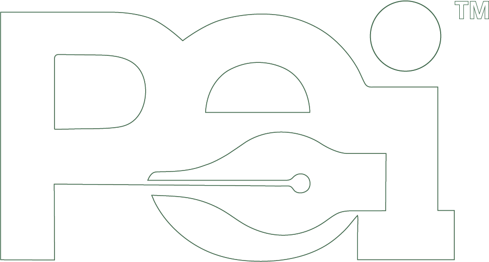 Plain English Institute Logo (white with trademark symbol)